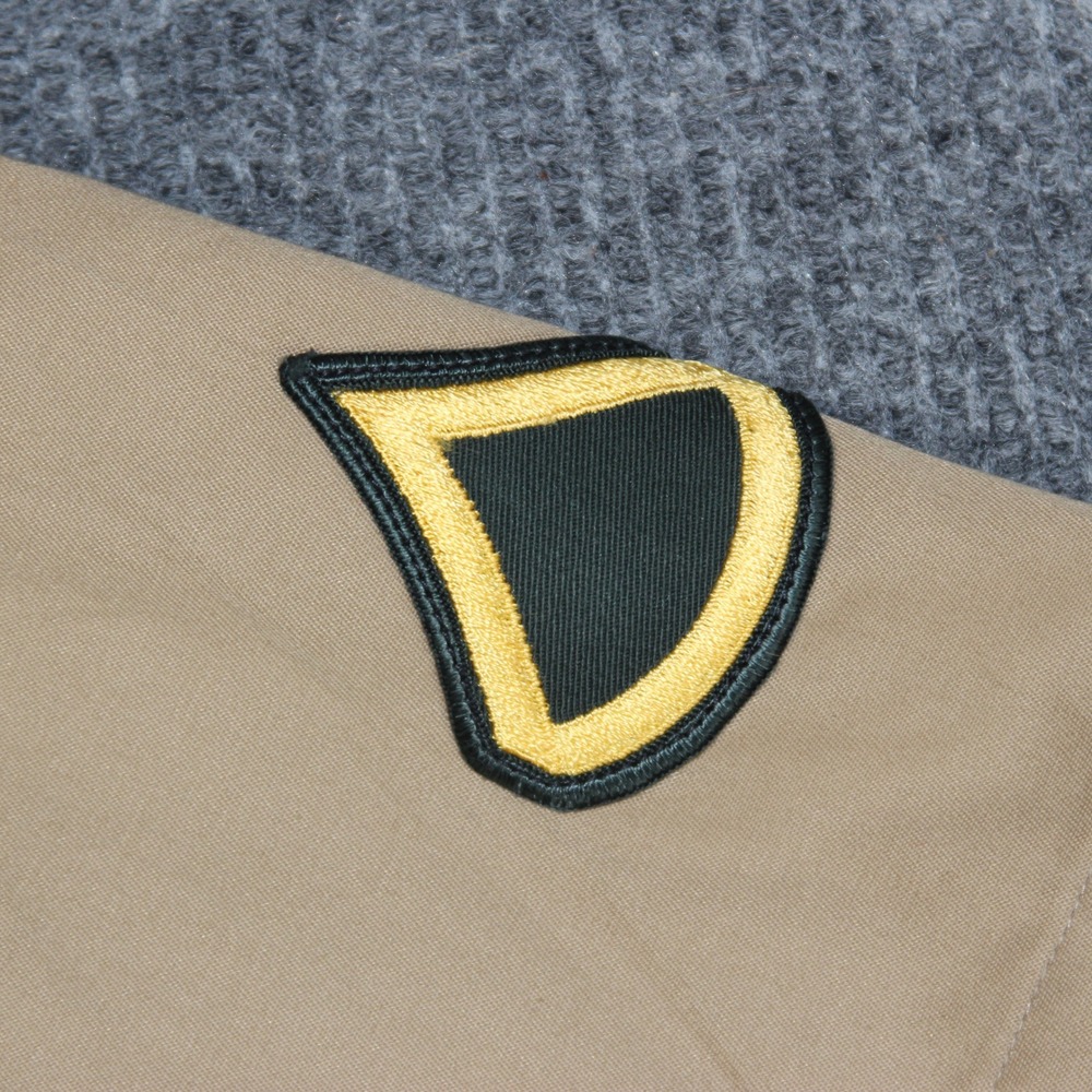 U.S. Army Private E-2 Tan 445 Short Sleeve Uniform Shirt Medium 1970s PVT‎ - Picture 2 of 7
